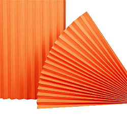 Веер-гармошка 180г/м 80 см, оранжевый